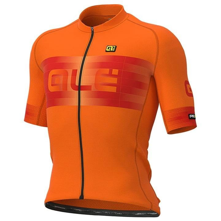 Maillot corto Alé Scalata naranja: comodidad y estilo para tus rutas en bicicleta