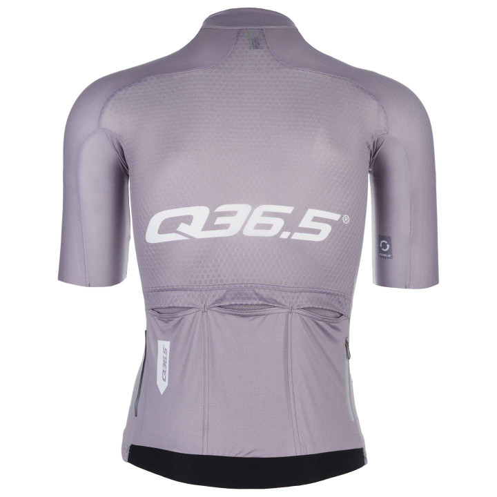 Maillot R2 Signature lila de Q36.5 para ciclistas que buscan comodidad y estilo