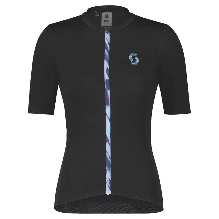 Maillot de ciclismo corto para mujer SCOTT RC Contessa Sign en negro, comodidad y estilo en cada pedalada