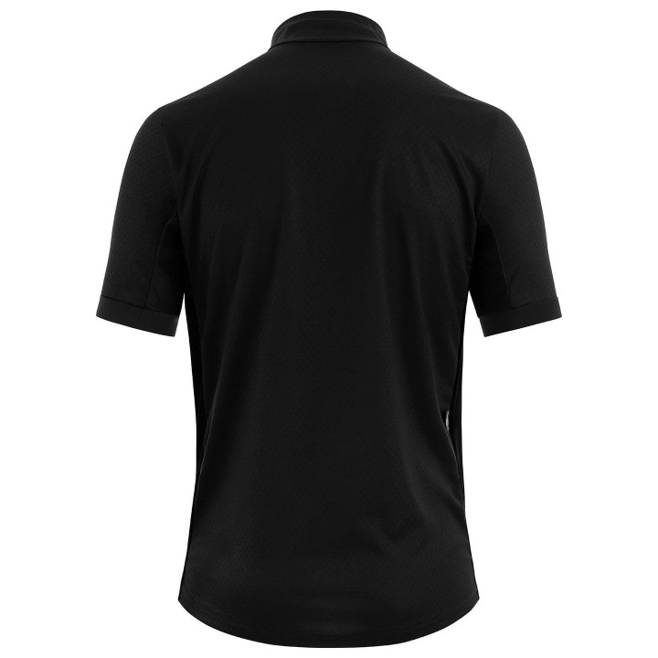 Maillot corto Mille GTC C2 negro ASSOS: comodidad y frescura para tus rutas en bici