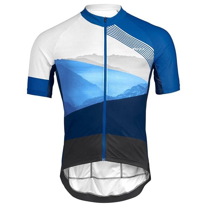 Maillot VAUDE Majura II azul y blanco: comodidad y estilo para ciclistas