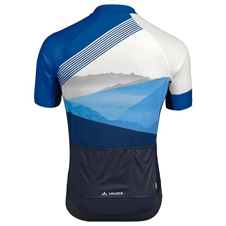 Maillot VAUDE Majura II azul y blanco: comodidad y estilo para ciclistas
