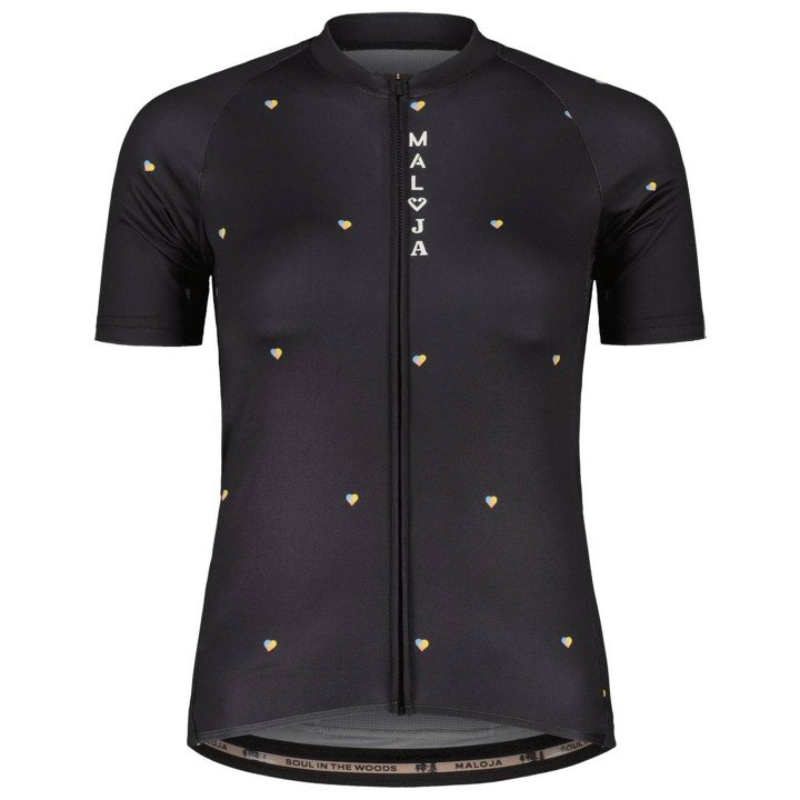 Maillot de ciclismo mujer Maloja MadrisaM en negro, estilo y comodidad para tus rutas