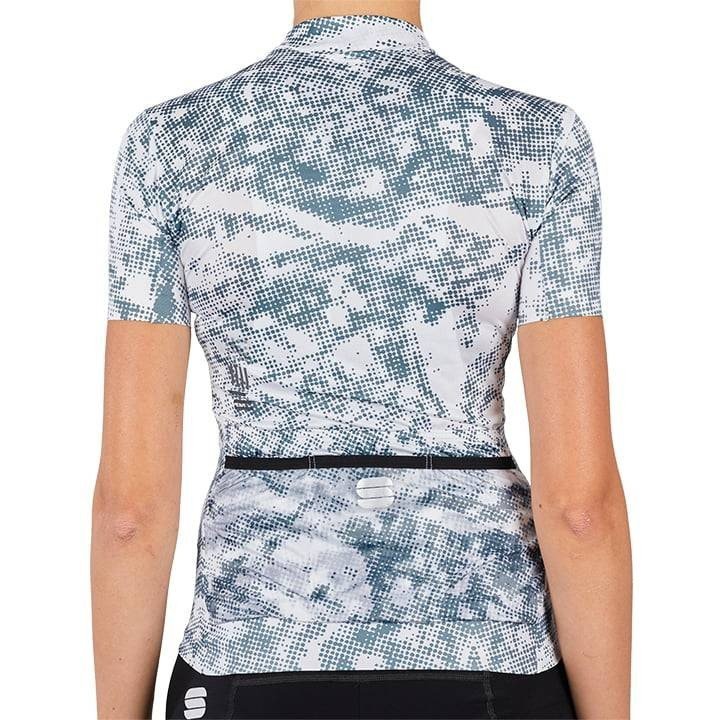 Maillot corto mujer Escape Supergiara azul y blanco de SPORTFUL, comodidad y estilo en cada pedalada