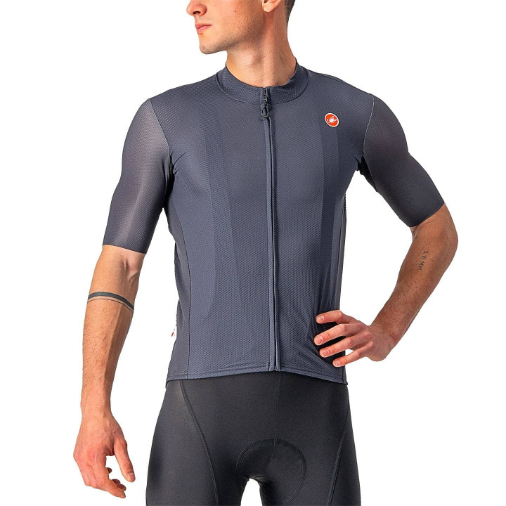 Maillot de ciclismo Endurance Elite gris de CASTELLI para pedalear cómodo y fresco