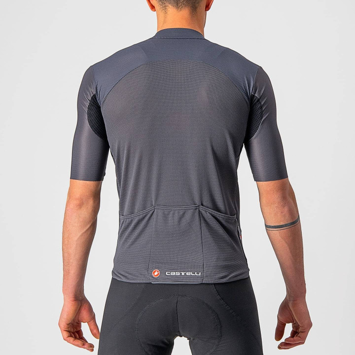 Maillot de ciclismo Endurance Elite gris de CASTELLI para pedalear cómodo y fresco