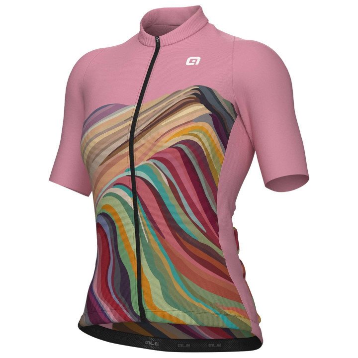 Maillot corto fucsia para mujer ALÉ: comodidad y estilo en cada pedalada