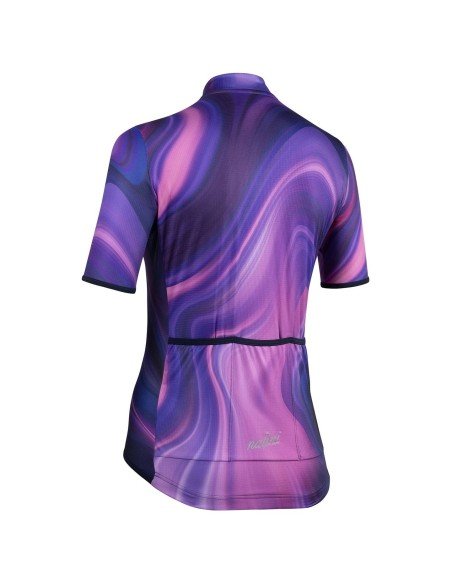 Maillot corto lila para mujer NALINI: comodidad y estilo en cada pedaleada