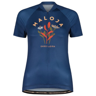 Maillot de ciclismo corto para mujer MALOJA GanesM en azul, comodidad y estilo en cada pedaleo
