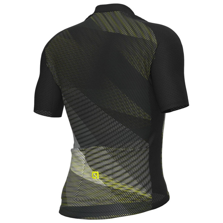 Maillot corto ALÉ Connect negro: comodidad y frescura para tus rutas en bici