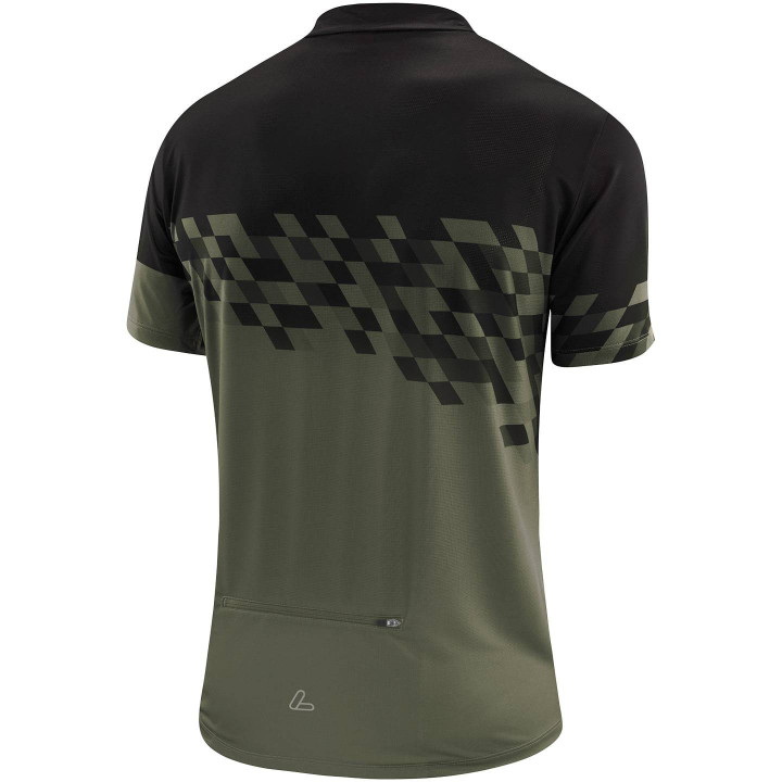 Maillot corto LÖFFLER Erosion en oliva: comodidad y estilo para tus rutas en bici