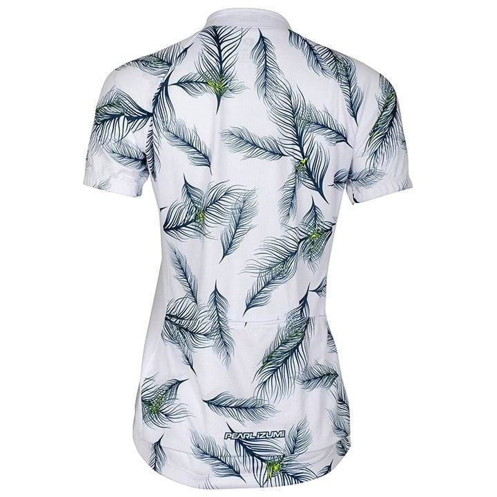 Maillot de ciclismo corto para mujer Pearl Izumi en azul oscuro y blanco, cómodo y fresco para tus rutas