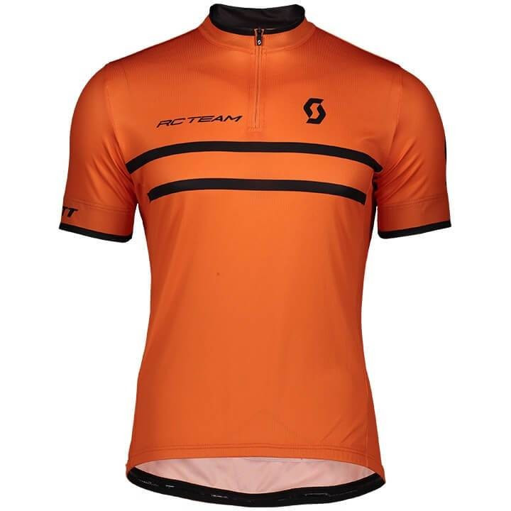 Maillot RC Team 20 naranja y negro de SCOTT para ciclistas exigentes