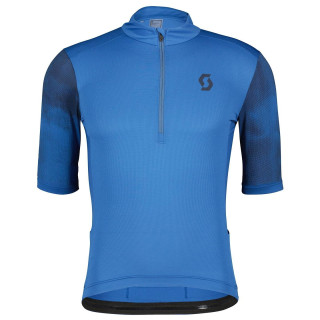 Maillot corto SCOTT Gravel 10 en azul para ciclistas aventureros