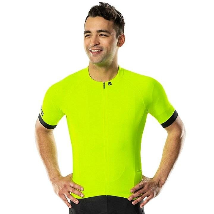 Maillot Bontrager Circuit amarillo neón: comodidad y estilo para tus rutas en bici