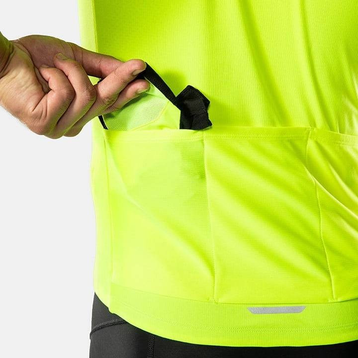 Maillot Bontrager Circuit amarillo neón: comodidad y estilo para tus rutas en bici