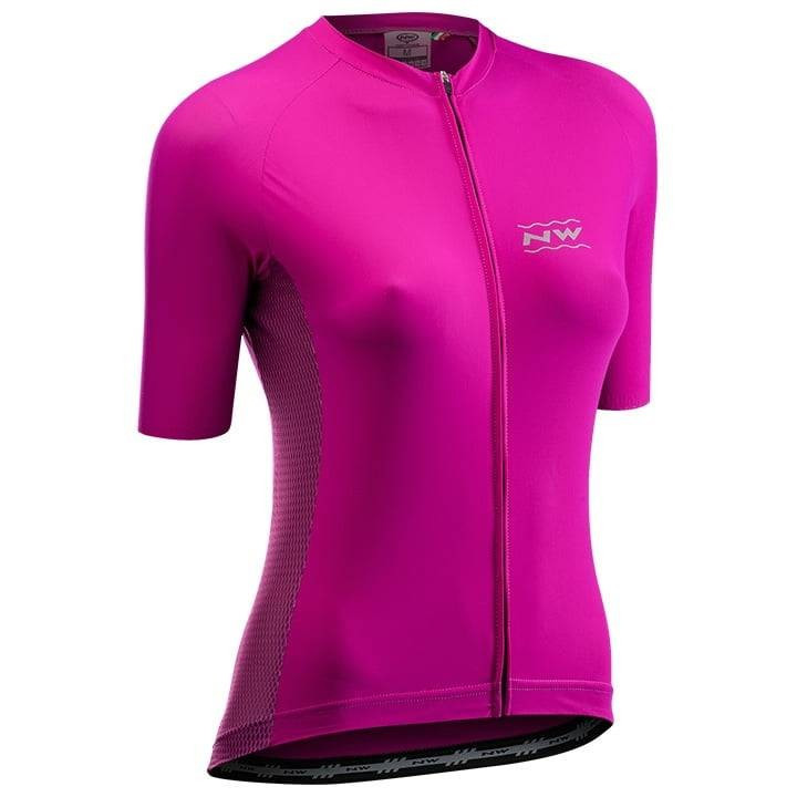 Maillot corto Northwave Allure lila para mujeres ciclistas, comodidad y estilo en cada pedalada