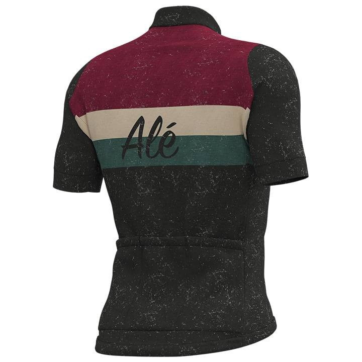 Maillot corto Alé Storica negro: estilo y comodidad para tus rutas en bici
