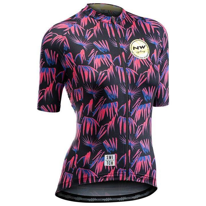 Maillot corto para mujer Northwave Vacation lila: comodidad y estilo sobre la bici