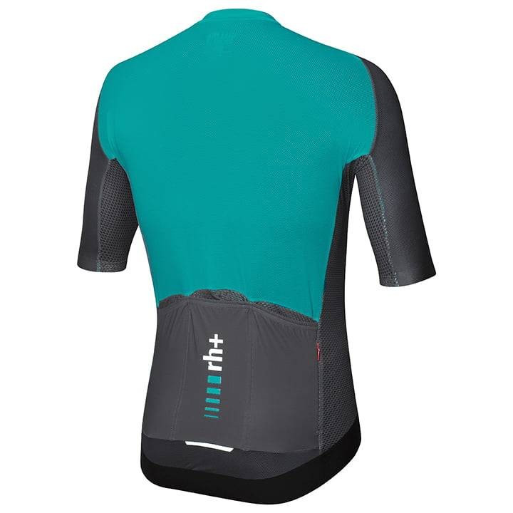 Maillot Climber verde-gris RH+ para ciclistas que buscan estilo y comodidad