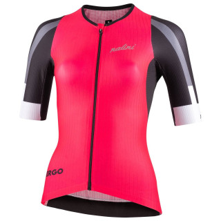 Maillot corto mujer NALINI Veloce rojo: comodidad y estilo para tus rutas en bici