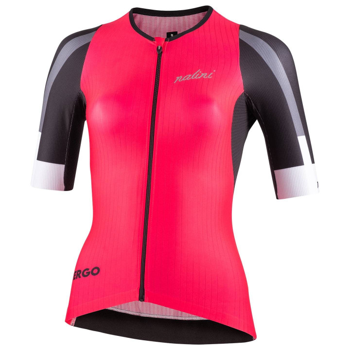 Maillot corto mujer NALINI Veloce rojo: comodidad y estilo para tus rutas en bici