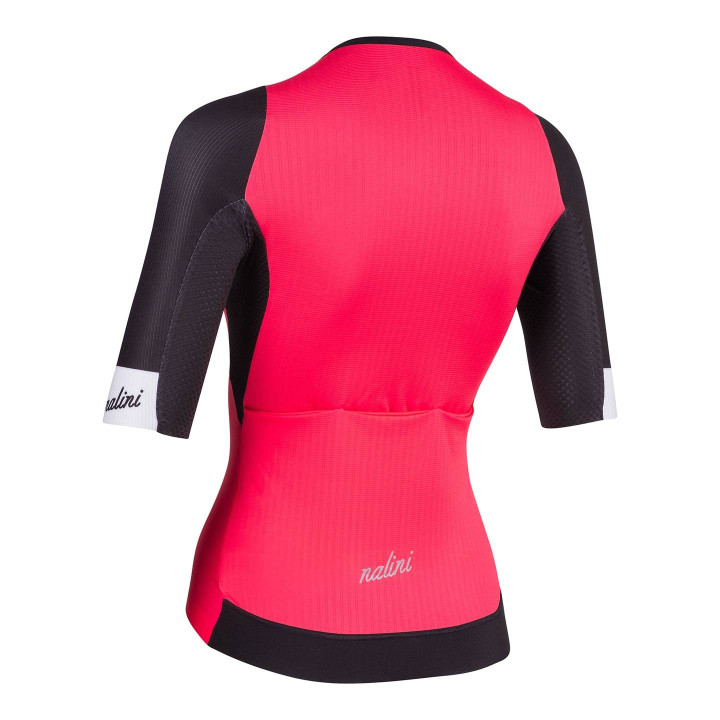 Maillot corto mujer NALINI Veloce rojo: comodidad y estilo para tus rutas en bici