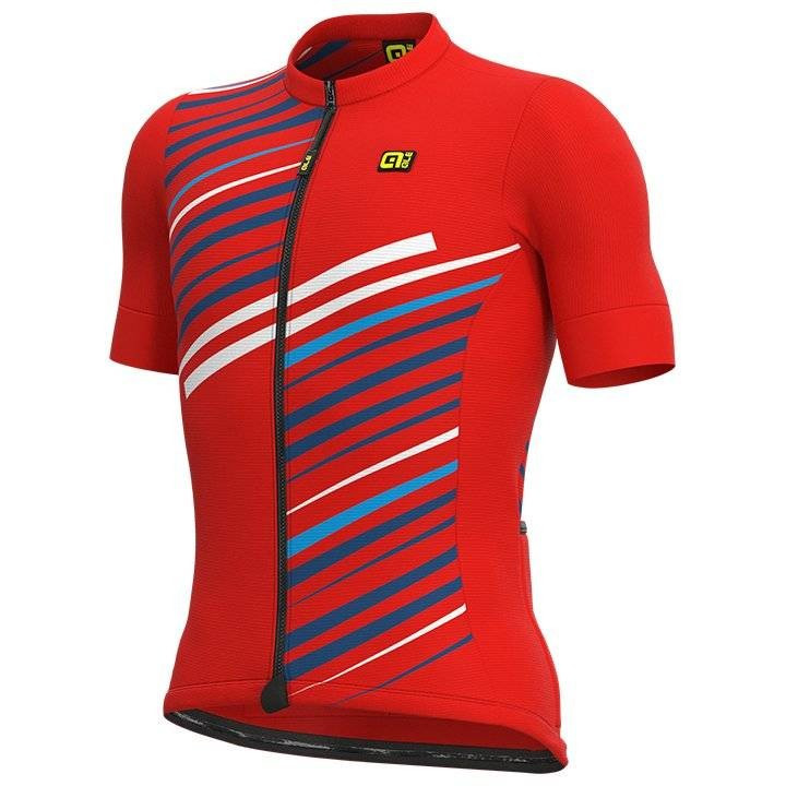 Maillot Flash rojo de ALÉ: estilo y comodidad para ciclistas