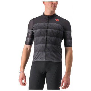 Maillot corto Livelli negro de Castelli, tu aliado para pedalear cómodo y fresco