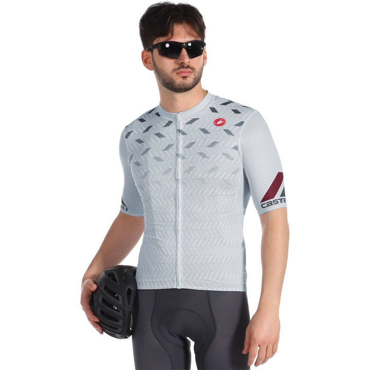 Maillot gris Avanti 2 de Castelli: comodidad y estilo para ciclistas