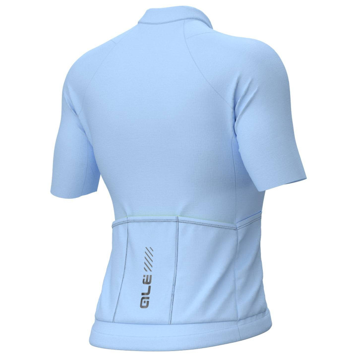 Maillot corto mujer ALÉ azul claro: estilo y frescura para tus rutas en bici