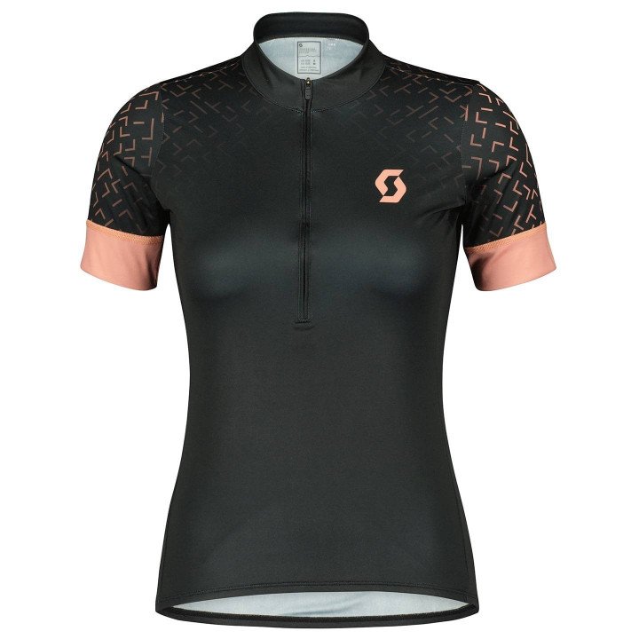 Maillot corto mujer SCOTT Endurance 20 fucsia y negro, comodidad y estilo para tus rutas
