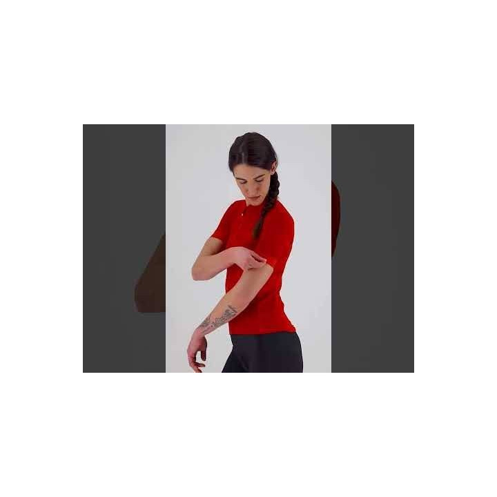 Maillot corto de ciclismo para mujer Castelli Promessa Jacquard en rojo, estilo y comodidad para tus rutas