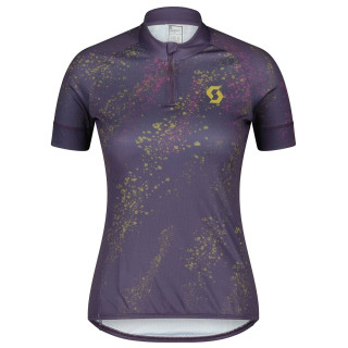 Maillot corto mujer SCOTT Endurance 30 en lila y oliva, comodidad y estilo para tus rutas