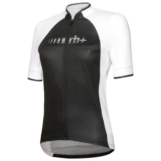 Maillot corto para mujer RH+ Prime en negro, comodidad y estilo para tus rutas en bicicleta