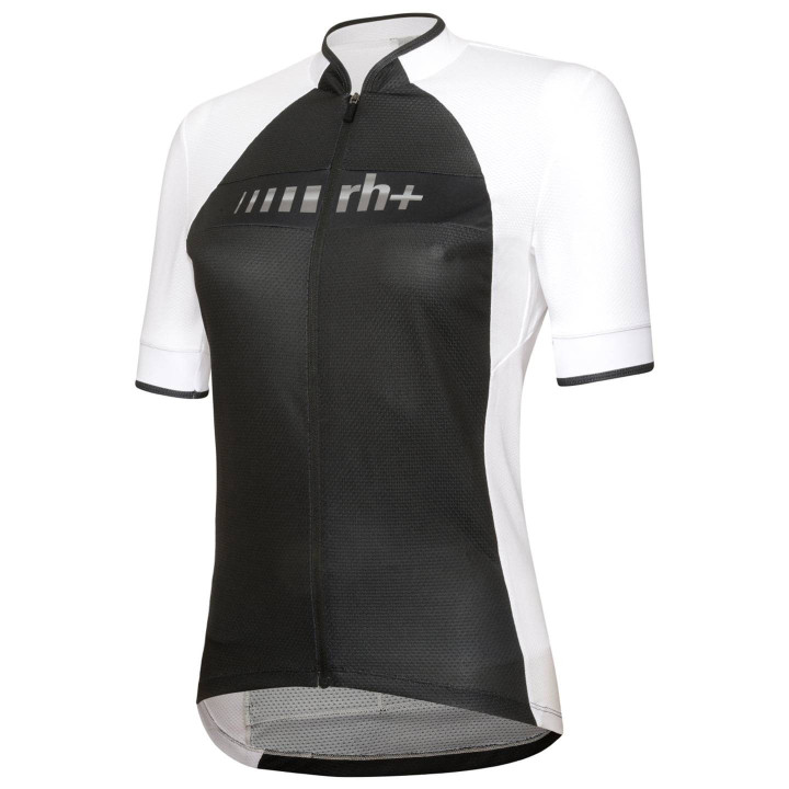 Maillot corto para mujer RH+ Prime en negro, comodidad y estilo para tus rutas en bicicleta