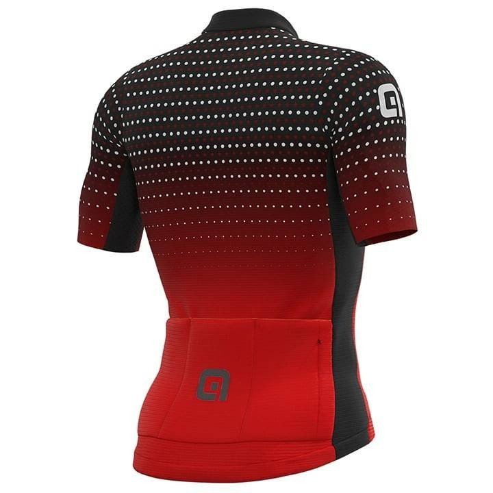 Maillot Bullet rojo-negro de ALÉ: estilo y comodidad para tus rutas en bici