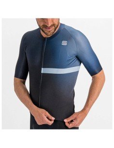 Maillot corto Bomber azul oscuro de SPORTFUL para ciclistas cómodos y estilosos 2