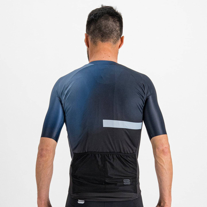 Maillot corto Bomber azul oscuro de SPORTFUL para ciclistas cómodos y estilosos