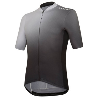 Maillot corto RH+ Magnus en negro y blanco para ciclistas cómodos y con estilo