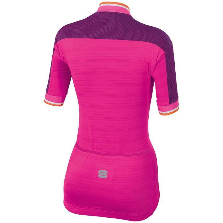 Maillot corto para mujer Grace lila-fucsia de Sportful, comodidad y estilo en cada pedaleo