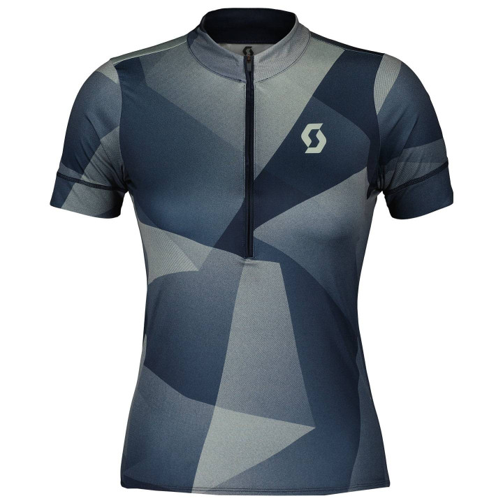 Maillot de ciclismo corto para mujer SCOTT Endurance 15 en azul oscuro
