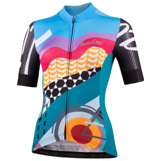 Maillot corto para mujer NALINI Las Vegas, colorido y cómodo para tus rutas en bici