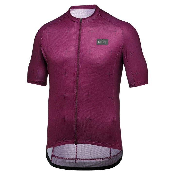 Maillot corto lila GORE WEAR para ciclismo, comodidad y frescura en cada pedaleo