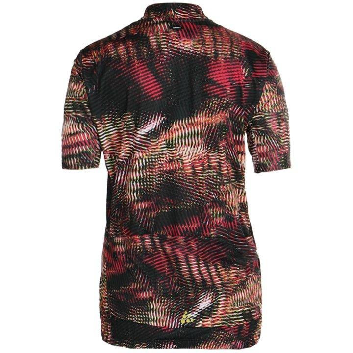 Maillot corto de ciclismo para mujer CRAFT Hale Graphic en marrón, comodidad y estilo en cada pedaleada