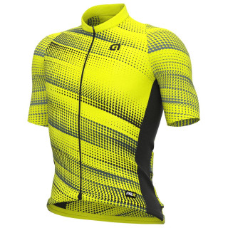 Maillot corto amarillo neón ALÉ: comodidad y estilo para ciclistas