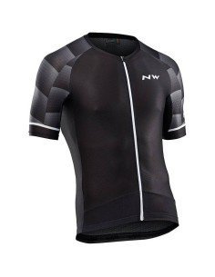 Maillot corto Storm Air negro de NORTHWAVE: comodidad y frescura para tus rutas en bici 2
