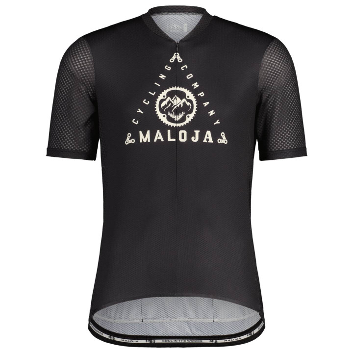 Maillot AnteroM negro de MALOJA: comodidad y estilo en tus rutas de verano