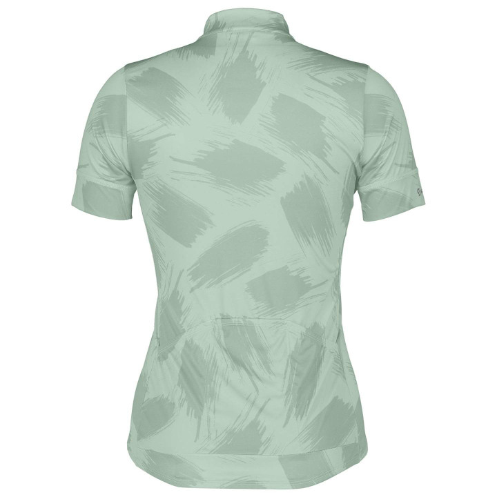 Maillot corto turquesa para mujer SCOTT: comodidad y estilo en tus rutas en bici