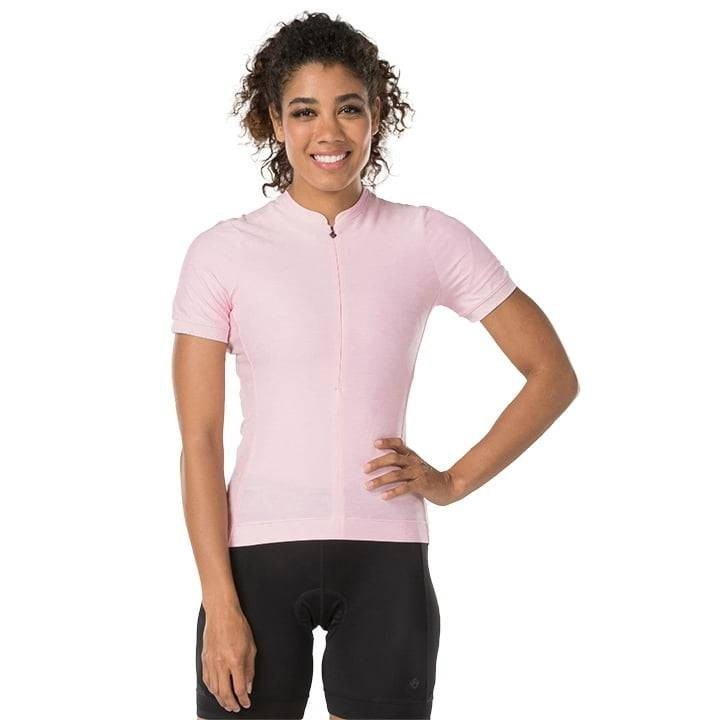 Maillot de ciclismo corto mujer Vella fucsia de Bontrager, comodidad y estilo para tus paseos